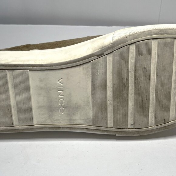 VINCE Men's Mid Top Tan Sneakers Trainers Athletic Shoes US Size 11.5 - Picture 9 of 13